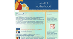 Desktop Screenshot of mindfulmotherhood.org