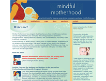 Tablet Screenshot of mindfulmotherhood.org